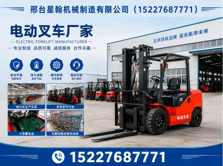 宁晋县仓库电动叉车展示图